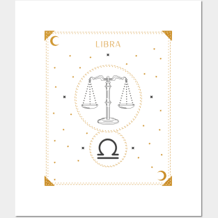 Libra | Astrology Zodiac Sign Design Posters and Art